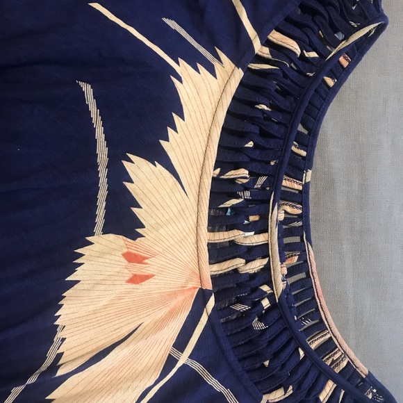 Anthropologie Cap Sleeve Drop Waist Dress - Picture 7 of 7